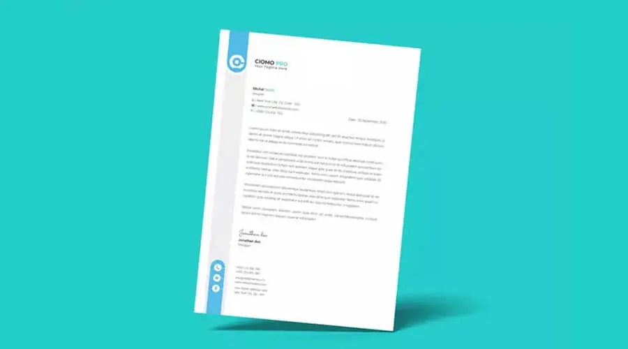 professional letterhead designs