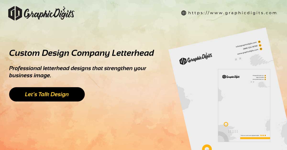 Design Company Letterhead - Design Stationery